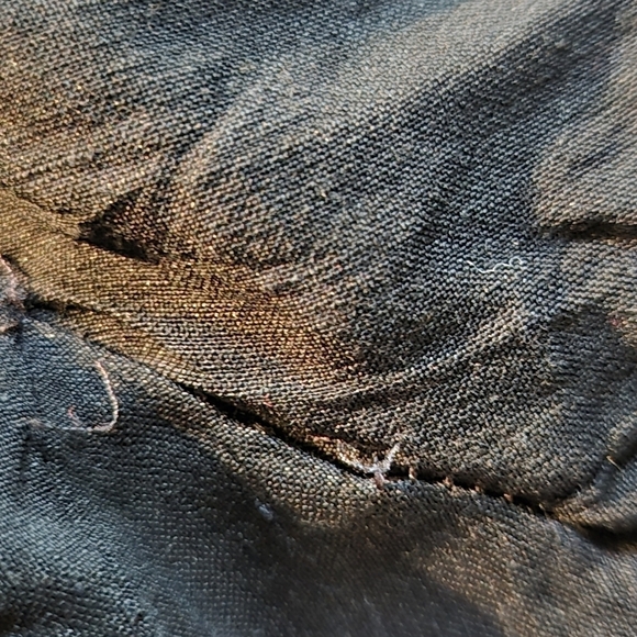 Eileen Fisher Long Line Open Black Linen Blend Unstructured Jacket Size S - Picture 6 of 7